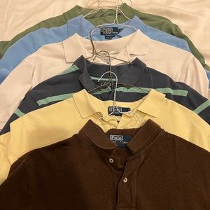 Bundle / Lot of 6 Mens Large Polos